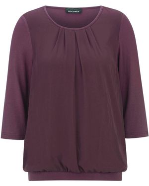 Goldner Bluse - Lila