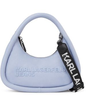 Karl Lagerfeld Handtasche Puffy - Blau