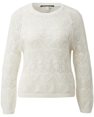 QS Pullover - Weiß