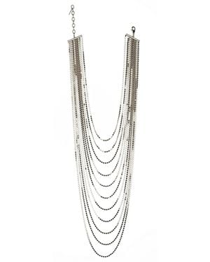Addicted Kette Eterna Dor Collana Placcata Argento - Weiß