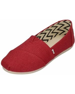 TOMS Slipper Alpargata - Rot