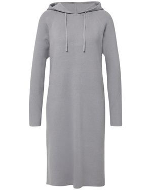 Comma, Strickkleid - Grau