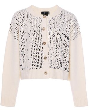 faina Strickjacke - Weiß