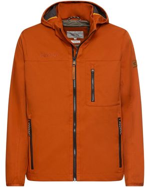 Camel Active Softshelljacke Mit Abnehmbarer Kapuze - Orange