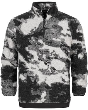 INDICODE Fleecejacke Sofiane - Grau