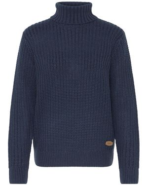 Oxmo Rollkragenpullover Oxedna Rollneck - Blau