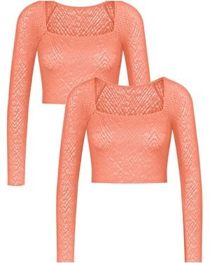 Sloggi Longsleeve Zero Feel Bliss Top - Pink