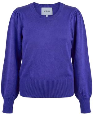 Minus Pullover Liv - Blau