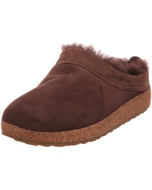 Haflinger Hausschuh - Braun