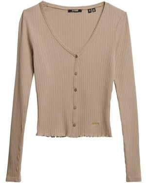 Superdry & Co Strickjacke Essential - Natur