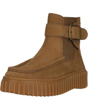 Clarks Ankle Boots Torhill Buckle - Braun