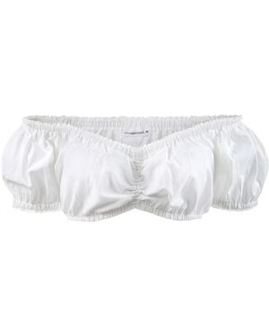 Stockerpoint Trachtenbluse Georgette - Weiß