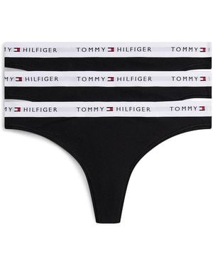 Tommy Hilfiger String Essential - Schwarz