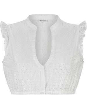 Stockerpoint Trachtenbluse Melania - Weiß