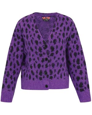 myMo ROCKS Strickjacke - Lila