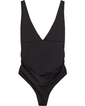 Bershka Shirtbody - Schwarz