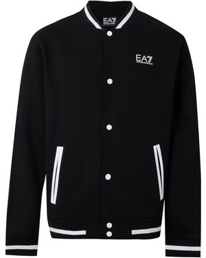 EA7 Sweatjacke - Schwarz
