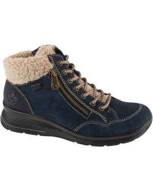 Rieker Schnürstiefel Booties L7701 - Schwarz