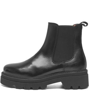 Woden Chelsea Boots Sanna - Schwarz