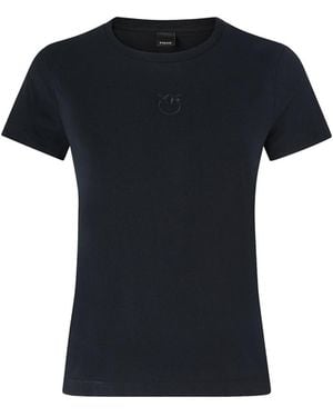 Pinko Shirt Bussolotto T-Shirt Jersey T-Shirt - Schwarz