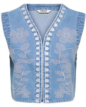 ONLY Weste Onlnoella - Blau