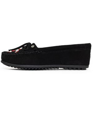 Minnetonka Mocassin 'Thunderbird' - Schwarz