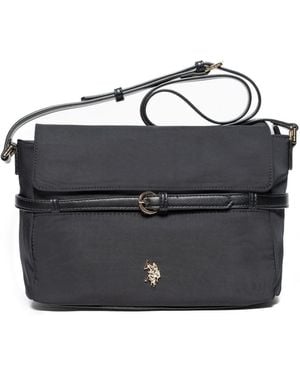 U.S. POLO ASSN. Handtasche Houston Flap - Schwarz