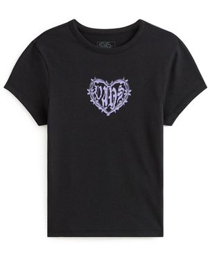 Vans T-Shirt Barbed Heart - Schwarz