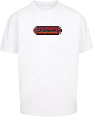Merchcode T-Shirt The Skateboard Magazin Cover No 11 - Weiß
