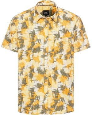 Camel Active Kurzarmhemd Mit Strukturmuster - Mettallic