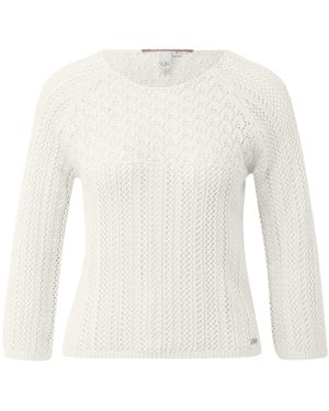 QS Pullover - Weiß