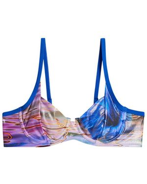 Desigual Bikinitop - Blau
