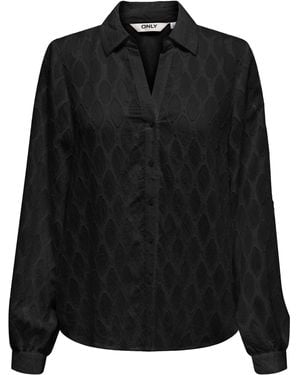 ONLY Bluse 'Onlnoa' - Schwarz
