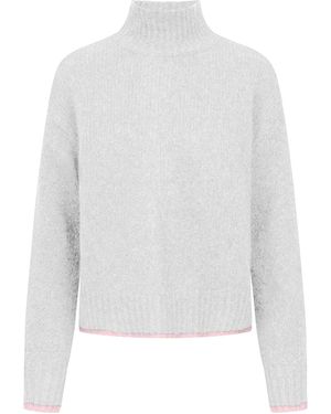 Frieda & Freddies Strickrollkragenpullover - Weiß