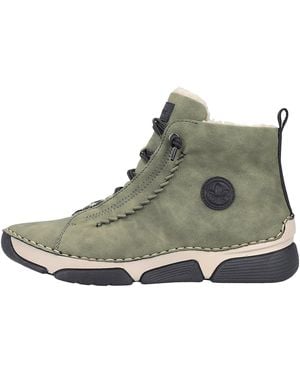 Rieker Schnürstiefelette - Grün