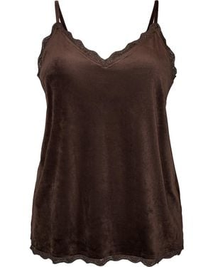 Zizzi Top - Braun
