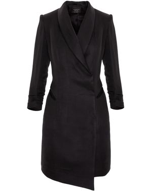 AVENUE No.29 Avenue N29 Kleid Asymmetric Tailored Blazer Dress - Schwarz