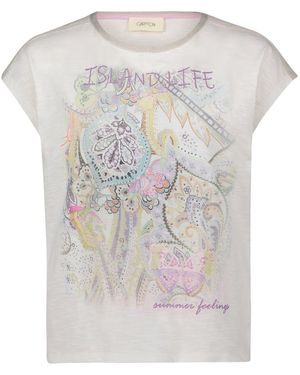 Cartoon T-Shirt - Weiß