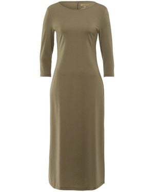 Les Lunes Wadenlanges Jersey-Kleid Dakotaa Dress - Grün
