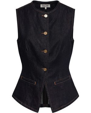 Salsa Jeans Weste - Blau