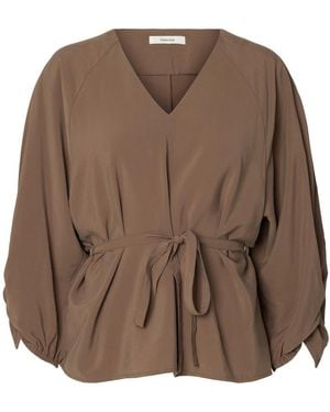 SELECTED Bluse - Braun