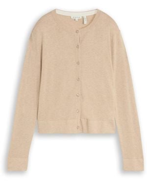Tom Tailor Strickjacke - Natur