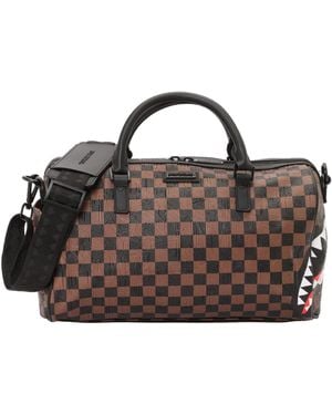 Sprayground Reisetasche Check 2 Emboss - Braun