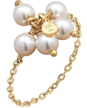 Elli Jewelry Ring Pearl - Weiß
