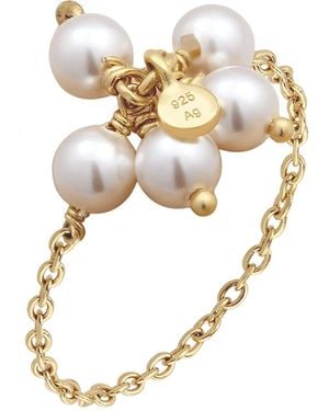 Elli Jewelry Ring Pearl - Weiß