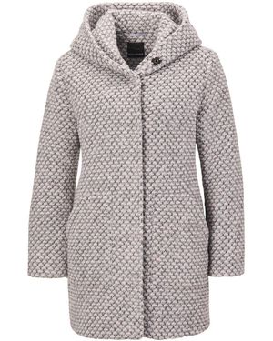 Goldner Mantel - Grau