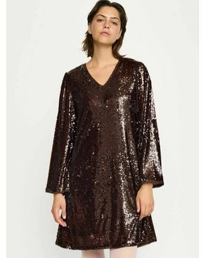 SOFT REBELS Kleid Maddison - Braun