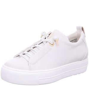 Paul Green Schnürschuh Klassischer Schnürschuh Damen 5017 067 Glattleder - Weiß