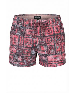 Koröshi Badeshorts - Rot