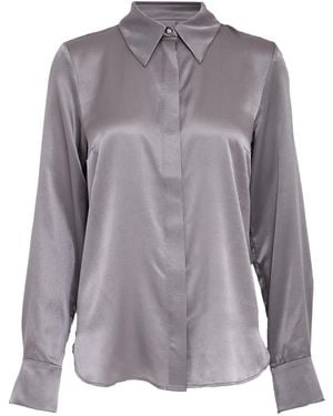Minus Hemd Annie Silk - Lila